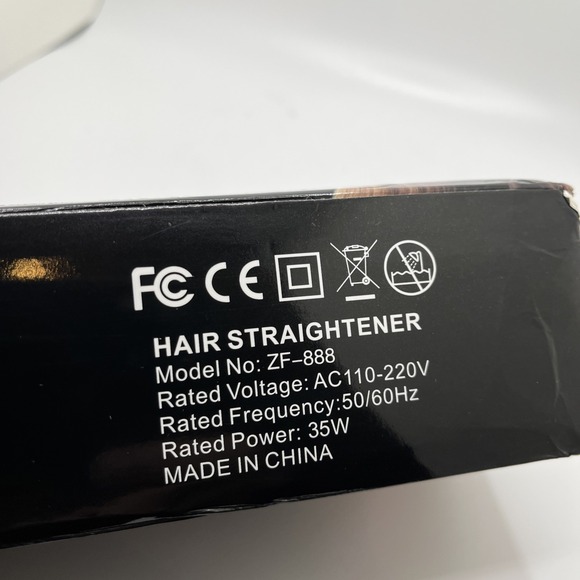 Hair Stylist‎ Hair Straightener, Purple/Gray, ZF-888 Brand New - Picture 4 of 8